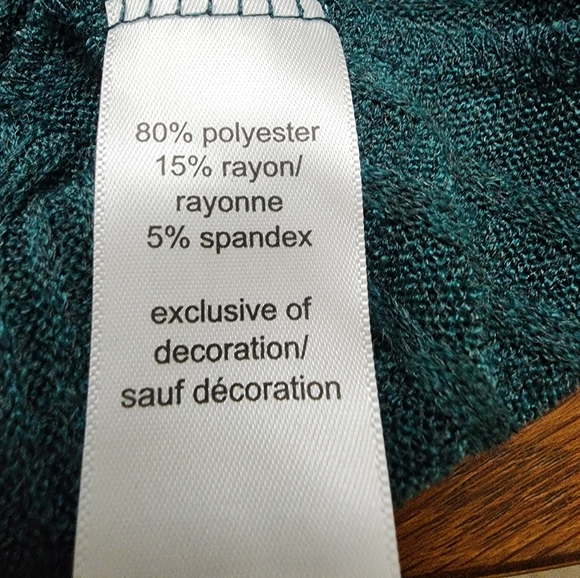 Like New! Maurices Long Sleeve Button Down Tie Front Green Top~ XS~ - Picture 10 of 11